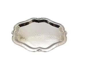 Bandejas para servir postres y chocolates seguras para alimentos 100% de metal de acero inoxidable - Product Image 1