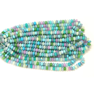 Cuentas Redondas de Cuarzo Multicolor: Gemas de Color Disco para Joyería y Manualidades (7-8 mm) - Product Image 2