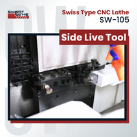 Torno CNC Suizo con Sistema de Control Smartbrain para una Programación Sencilla