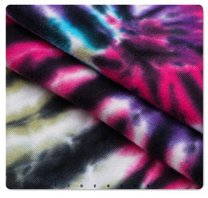 เสื้อยืดมัดย้อมย้อมย้อมย้อมย้อมผ้าฟอกย้อมสีสำหรับผู้ชาย - Product Image 5