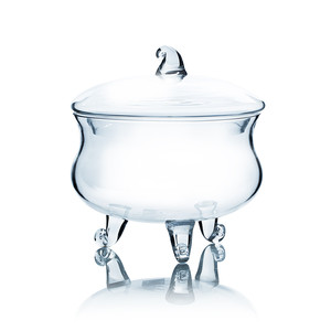 VAP0708 - Jarra de apotecario/buffet de dulces con tapa, diseño Caldero de Brujas - 8.5 - Product Image 1