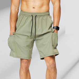 Shorts de sport pour hommes, séchage rapide, légers, respirants, pour l'entraînement, la course à pied, taille élastique, vêtements de sport confortables et athlétiques - Product Image 6