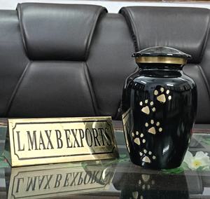 Vente en gros d'urnes funéraires bon marché en métal pour animaux de compagnie avec un design unique pour les cendres - Product Image 3