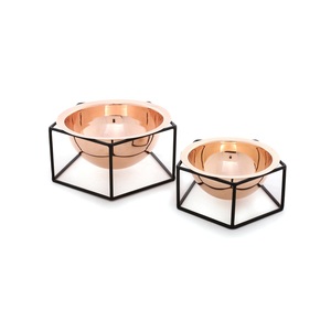 Frutero de madera y Metal para servir frutas o palomitas de maíz, cuenco hondo para Decoración de mesa, artículos de catering de cocina - Product Image 2