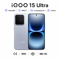 IQOO 15 Ultra Version Chine Originale, Téléphone de Jeu 5G avec Ventilateur de Refroidissement Actif, Puce Snapdragon 8 Elite Gen 5 Q3, Batterie 7400mAh, Charge Rapide 100W