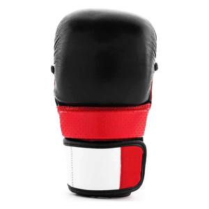 ถุงมือยิงปืน MMA แบบหนาสำหรับฝึกต่อสู้ทำจากหนังแท้ - Product Image 2