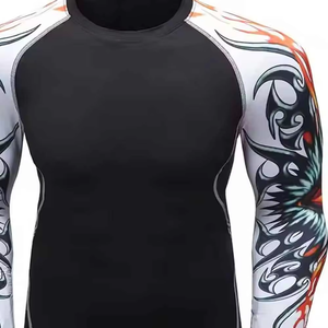 Rashguard Profesional de Compresión para Adultos, Sublimado, de Spandex, para BJJ, MMA, Jiu Jitsu, para Hombre, Venta al Por Mayor - Product Image 5