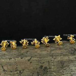 14K <b>Rose</b> <b>Gold</b> Natural Diamond Flower <b>Stud</b> <b>Earrings</b>-Christian Gift Fine Jewelry - Product Image 1