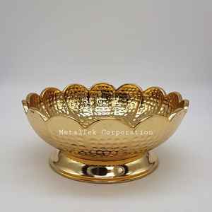 ชามช็อคโกแลตผลไม้ชุบทองสไตล์อาหรับทรงหอยเชลล์หรูหราทันสมัยสำหรับงานปาร์ตี้ที่บ้านชามช็อคโกแลตที่ทันสมัย - Product Image 6