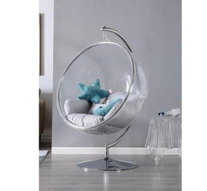 Modern Outdoor Garden Balcony 304 Stainless Steel Double Hanging Basket Leisure Hanging <b>Swing</b> <b>Chair</b> Furniture Patio Metal <b>Stand</b> - Product Image 4