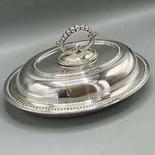 Trending Design <b>Serving</b> <b>Dish</b> <b>With</b> <b>Lid</b> for Home Hotel Kitchenware Food <b>Serving</b> <b>Dish</b> Decor Silver Color Custom Logo <b>Serving</b> <b>Dishes</b> - Product Image 4