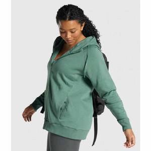 Nouveau sweat à capuche oversize vintage streetwear avec doublure avant, effet délavé, pull en molleton pour femme, 3D embossé, 100% coton - Product Image 4