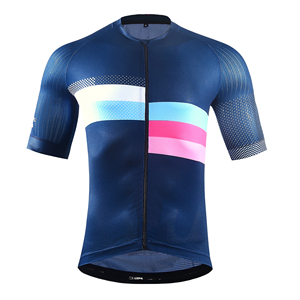 Maillot de Ciclismo Personalizado para Hombre, Tejido de Poliéster Sublimado Transpirable 2025, con Logotipo Personalizado en la Manga, Servicio OEM - Product Image 1