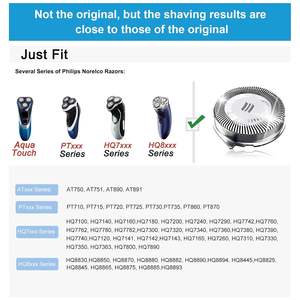 Cabezales de Afeitado Compatibles de 9 Piezas para Afeitadoras Eléctricas, Mini Afeitadora Rotatoria Eléctrica, Cuchillas Triples, Uso en Rostro y Cuerpo, Lavables - Product Image 5