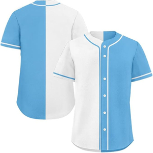 Camiseta de Béisbol Duradera para Hombre, 100% Poliéster, Transpirable, de Secado Rápido, Uniforme Personalizado con Logotipo y Bolsillos Laterales - Product Image 3