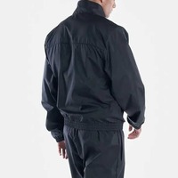 Conjunto de chándal de invierno para hombre, talla grande, transpirable, bordado, tejido, con cremallera, estilo holgado, cortavientos, ropa de calle