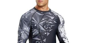 Sublimación personalizada Hombres Rash Guard Deportes Compresión Gimnasio Fitness Camisa Hombre Moda Ropa de compresión - Product Image 6