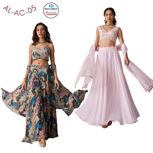 Kurti/Traje/Kurta Elegante de Moda India y Pakistaní para Mujer, Corte Entallado, Hecho de Poliéster para Bodas y Fiestas - Product Image 3