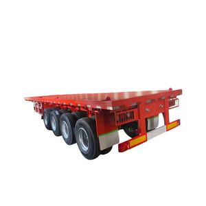 Semirremolque de Plataforma Plana Usado de 4 Ejes, 40/45 Pies, Capacidad de 60-80 Toneladas - Product Image 3