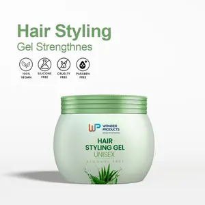 Individuelles Haarstiling-Gel mit Ihrem eigenen Label und Logo zu einem Großhandelspreis verfügbar