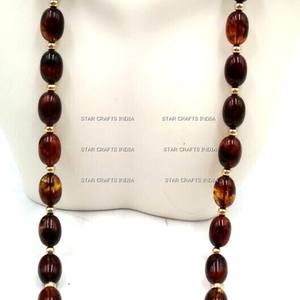 Comprar nuevos diseños de joyería de moda de verano de vacaciones de las mujeres de resina de madera collar de cuentas para las mujeres de moda - Product Image 5