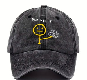 Casquettes de baseball classiques rétro à visière incurvée, casquette de camionneur en denim/coton vieilli et délavé, casquette snapback décontractée à 5 panneaux 100% coton - Product Image 1