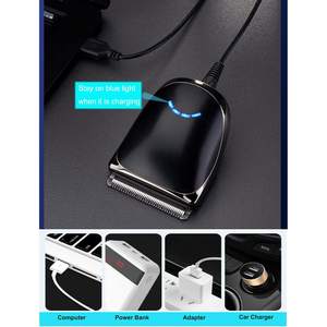 Tondeuse à cheveux électrique sans fil professionnelle rechargeable par USB, kit de toilettage pour hommes avec prise américaine, outil de coupe électrique - Product Image 2