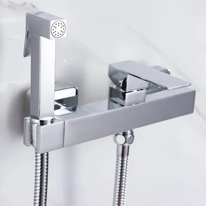 Robinet de douche WC dissimulé à haute pression, résistant à la rouille et en matériau durable, eau chaude et froide - Product Image 1