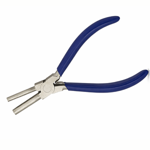 MANAN INSTRUMENTS Alicates de Alta Calidad de 6 Pulgadas para Hacer Bails, Fabricación de Joyas, Mordazas Cilíndricas Dobles de 3mm y 5mm, Acero Inoxidable, Empuñadura de PVC - Product Image 4