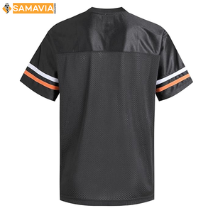 SAMAVIA Uniforme de Fútbol Americano Personalizado, Camiseta Deportiva Transpirable de Manga Corta con Estampado para Hombre, Jersey de Malla OEM para Juegos - Product Image 2