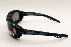 FW3476 Nouveau style 2025 Lunettes de sécurité sportives d'extérieur haute visibilité avec branches interchangeables, verres polarisés anti-rayures et monture en PC - Product Image 3