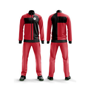 Ensemble de survêtement de sport en polyester et pantalon pour hommes, femmes et jeunes, tenue d'entraînement pour équipe - Product Image 1