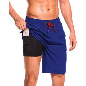 2025 maillots de bain bain personnalisé Sublimation hommes imprimé imperméable maillot de bain Double couche maillots de bain court pour hommes - Product Image 1
