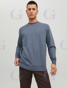 Sweat-shirt d'hiver en polaire de qualité supérieure, sur mesure, col ras du cou avec manches longues, avec impression de logo privé du client - Product Image 3