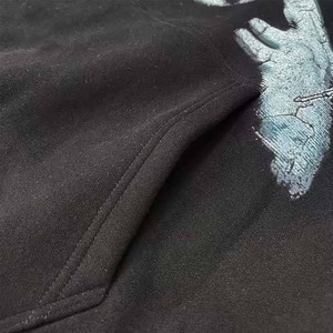 Sudadera con capucha y sudadera para hombre de alta calidad, logotipo personalizado, lavado ácido, Terry francés, transpirable, recortada, Boxy Fit, sudaderas con capucha estampadas para hombre - Product Image 4