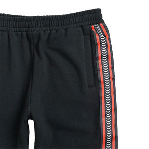 Vente en gros Short de gym en maille imprimé de haute qualité avec logo personnalisé pour hommes, décontracté, solide, personnalisable, short de basket-ball en polyester - Product Image 3