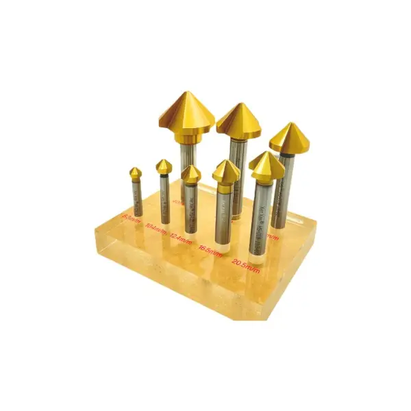 90 Degree M35 Cobalt Chamfer Countersink Drill Bit 1or3 Flutes Deburring Stainless Steel Reaming Chamfering Cutter