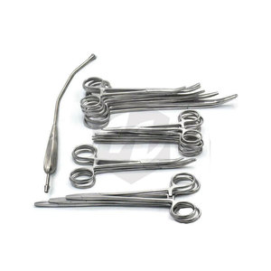 Ensemble de laparotomie de base de 81 pièces Instruments médicaux chirurgicaux orthopédiques de chirurgie générale Kit médical en acier inoxydable de haute qualité - Product Image 4