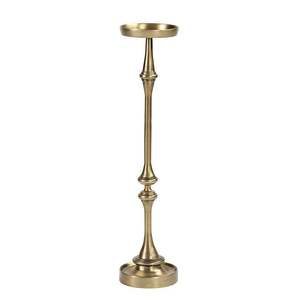 Nordic Minimalist Aluminum Metal Handmade Candle Stand Customized Gold Two Tone <b>Brass</b> Pillar <b>Holders</b> for Hotel Restaurant Living - Product Image 6