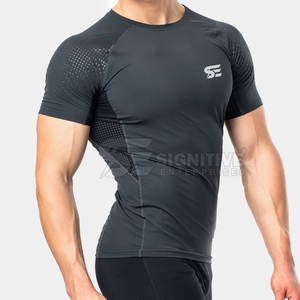 เสื้อยืดผ้านุ่มสำหรับออกกำลังกายกลางแจ้งและออกกำลังกายกลางแจ้งสำหรับผู้ชายเสื้อยืดออกแบบมาสำหรับวิ่ง - Product Image 1