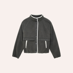 Chaqueta cortavientos de lujo con cuello levantado para mujer, ropa de viaje con cremallera, nueva chaqueta especial de invierno de peso pesado con logotipo y parches personalizados - Product Image 5