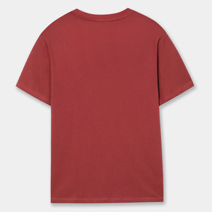 T-shirts OEM en jersey 100% coton à demi-manches pour hommes, sérigraphie personnalisée, conception Boxy équipée de tissu tricoté - Product Image 2