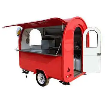 Mobile Hot Dog Food Trucks Getränk Hot Dog Lagerung Küchen anhänger Eis wagen Mobile Food Cart Zum Verkauf
