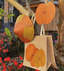 Top Deal Lotus Leaf Handfan Crafts Handfan Nuevo accesorio Vintage Concept Durable Flexible Ecológico - Product Image 3