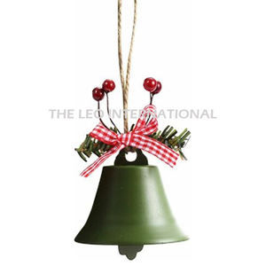 Juego de 3 Campanas Navideñas Redondas de Metal, Acabado Personalizado, Adorno Navideño Colgante, Campanas Navideñas de Lujo - Product Image 6