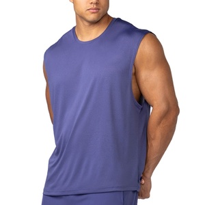 80% Polyester 20% Spandex 180 Gsm 220 Gsm Heavyweight High Street Stretchable Tank Top Loose Fit Design Summer Vintage <b>Singlet</b> - Product Image 2