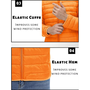 Veste d'hiver matelassée unisexe de haute qualité pour homme, dernier style, vestes longues matelassées respirantes, vestes matelassées de haute qualité pour homme - Product Image 5