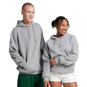 Bleu marine hiver à manches longues adulte coton à capuche pull cordon imprimé polaire pour hiver homme femmes sweats à capuche - Product Image 4