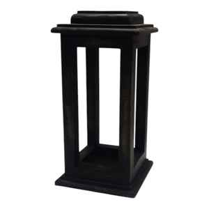 Mini farolillos y portavelas de madera de mango negro hechos a mano para la decoración del hogar para las vacaciones de Pascua y Navidad para la sala de estar - Product Image 3