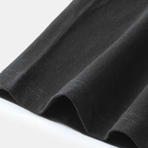 T-shirts décontractés à manches courtes pour hommes, couleur unie, respirants, coupe classique, col rond, en polyester/coton, séchage rapide, prix abordable - Product Image 5